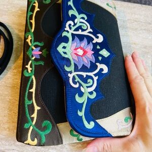 OVO Multicolor Embroidered Shoulder Bag